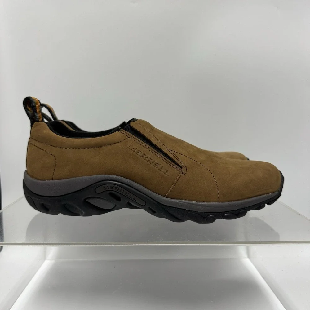 Merrell Nubuck Jungle Moc Brown J60832Z Slip On Shoes Men's Size 9